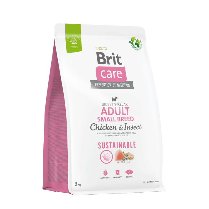 BRIT CARE DOG CHICKEN & INSECT ADULT SMALL BREED