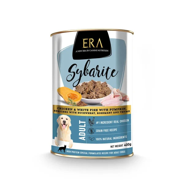 ERA SYBARITE POLLO Y PESCADO CON CALABAZA LATA 400GR