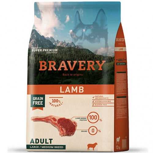 BRAVERY LAMB ADULT LARGE/MEDIUM BREEDS
