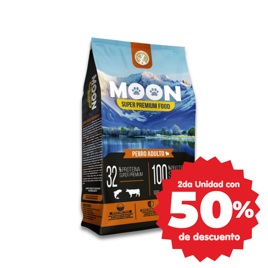 MOON SUPER PREMIUM ADULTO SALMON - 32% PROTEINA