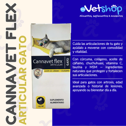 CANNAVET FLEX ARTICULAR GATO