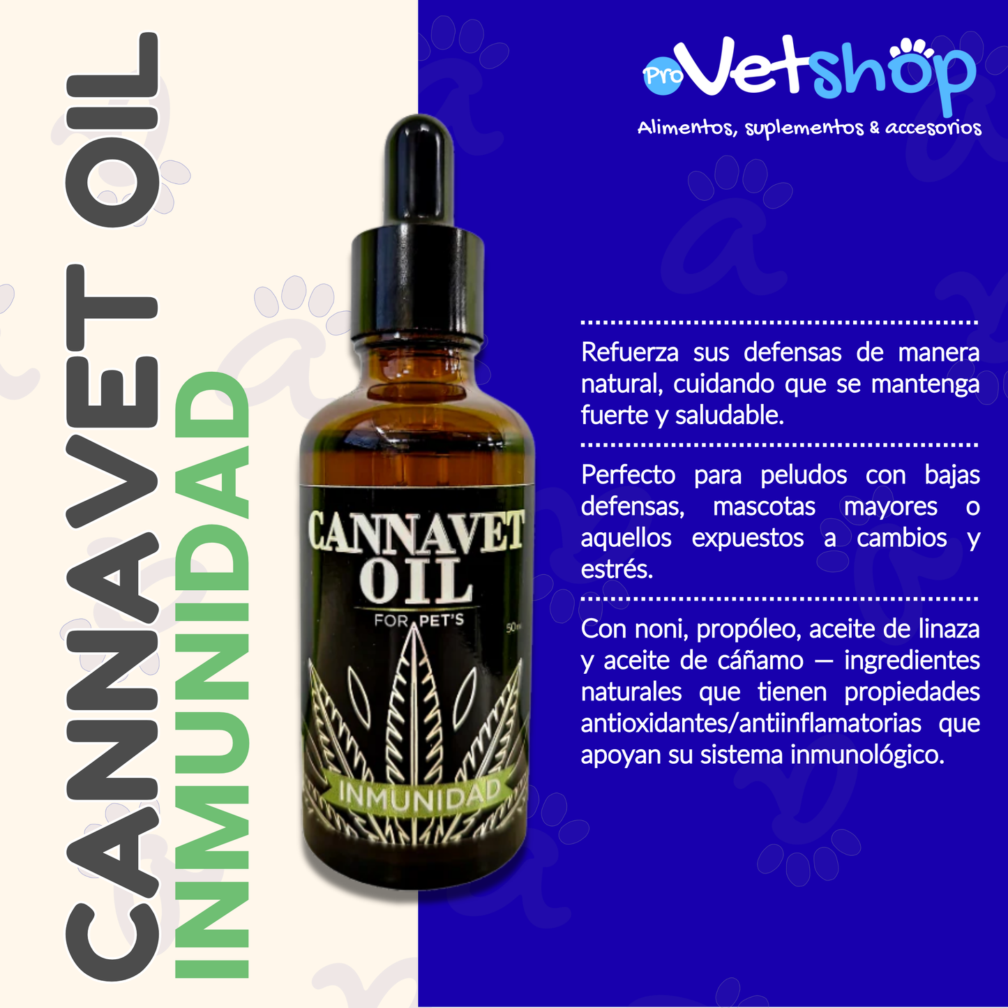CANNAVET OIL INMUNIDAD
