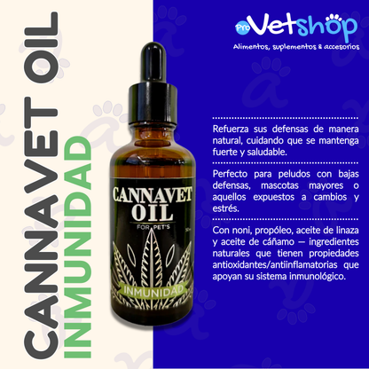CANNAVET OIL INMUNIDAD