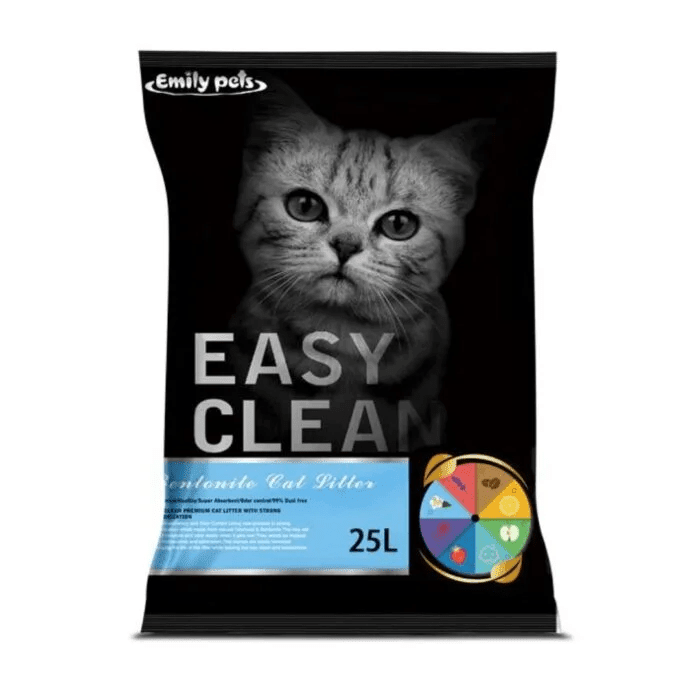 Empaque de arena sanitaria Easy Clean Original sin aroma para gatos sensibles.