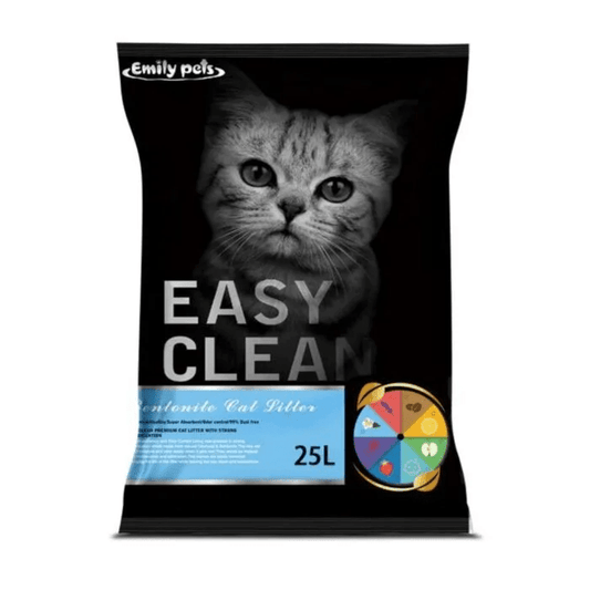 Empaque de arena sanitaria Easy Clean Original sin aroma para gatos sensibles.
