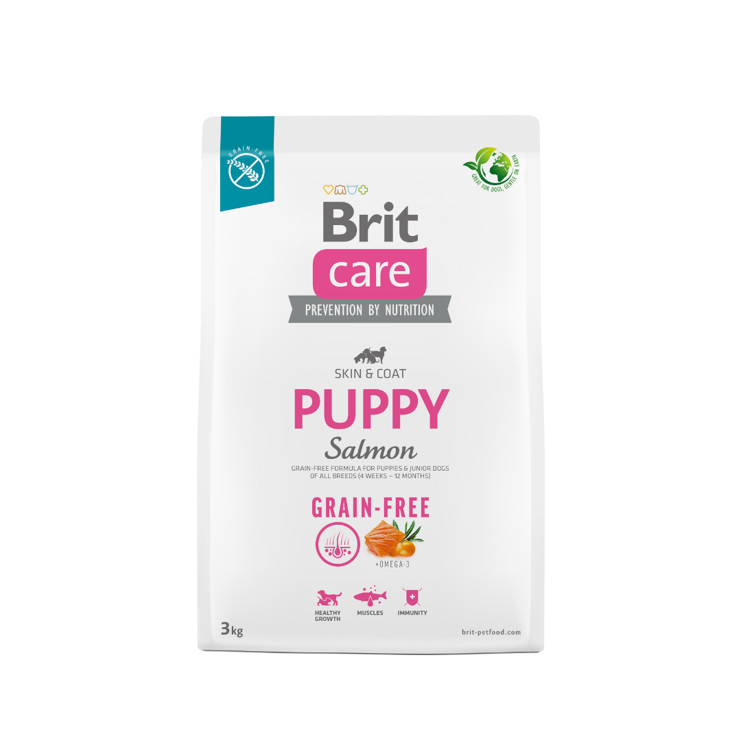 Croquetas de Brit Care Puppy Salmón – tamaño ideal para cachorros