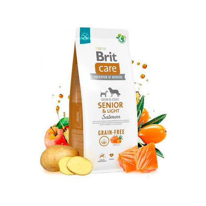 Alimento Super Premium libre de granos con proteínas de fácil asimilación y bajo contenido de grasa que promueven la regeneración y óptima condición muscular. El salmón contiene todos los aminoácidos importantes en proporciones óptimas. Ad