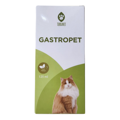 Mascota relajada y aliviada tras usar GASTROPET