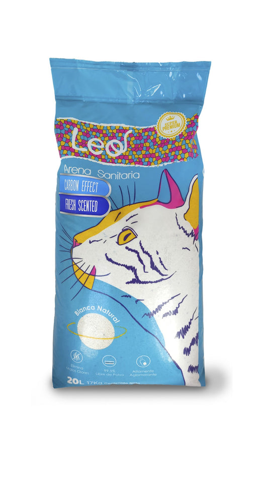 Arena Leo Blanca Con Carbon 17 Kg