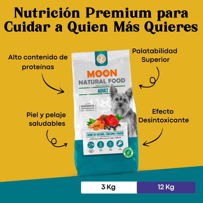 alto contenido de proteínas, palatibidad superior, piel y pelaje saludable, efecto desintoxicante