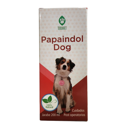 Papaindol Dog Jarabe - Complemento natural para recuperación postoperatoria