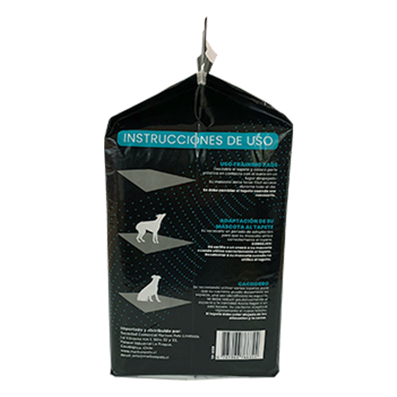 Capas ultra absorbentes con polímeros y carbón activado para control de olores.