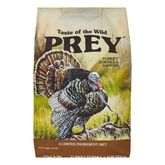  Bolsa de Taste of the Wild PREY Turkey de pavo para perros de todas las edades.